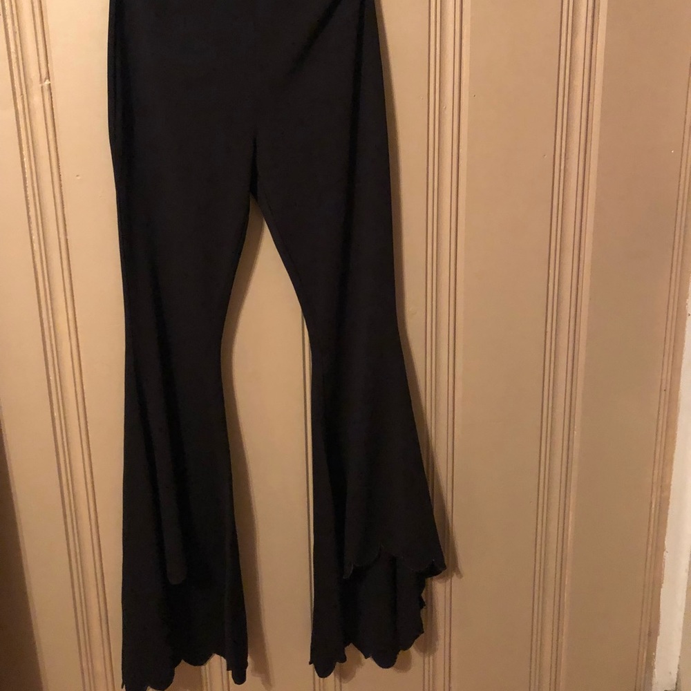 Wide leg flowy pants